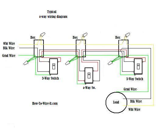 4 way switch diagram dimmer